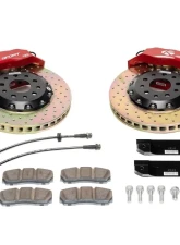 Ksport Dualcomp 4 Piston 356mm Rear Big Brake Kit - Drilled Nissan Silvia 1999-2002                                     - BKNS230-445CO - Image 4