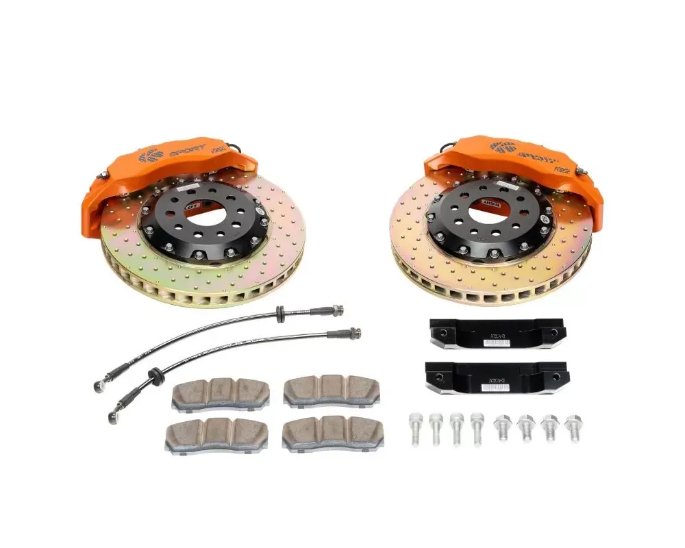 Ksport Slimline 3 Piston 330mm Front Big Brake Kit - Slotted BMW M3 1995-1999 - BKBM040-332SO