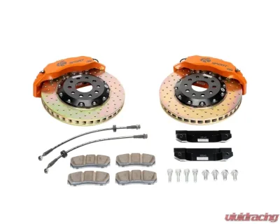 Ksport Slimline 3 Piston 330mm Front Big Brake Kit - Slotted Nissan Silvia 1999-2002 - BKNS230-332SO