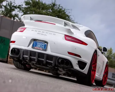 VR Aero Carbon Fiber Rear Diffuser Porsche 991 Turbo 2014-2016 - VR-991TT-611