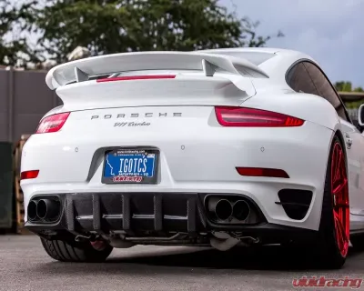 VR Aero Carbon Fiber Rear Diffuser Porsche 991 Turbo 2014-2016 - VR-991TT-611