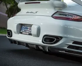 VR Aero Carbon Fiber Strake Diffuser Porsche 997 Turbo 07-13