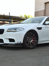 VR Aero Carbon Fiber Front Lip Spoiler BMW M5 F10 11-17 CLEARANCE                                     - VR-F10M5-600 - Image 7