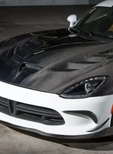 VR Aero Carbon Fiber Lower Front Bumper Canard Pair SRT Viper 2013-2017                                     - VR-VIPG5-602 - Image 3