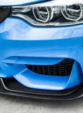 VR Aero Carbon Fiber 3 Piece Front Lip Spoiler BMW F82 F80 M4 M3 2015-2020 CLEARANCE                                     - VR-F8XM-601 - Image 5