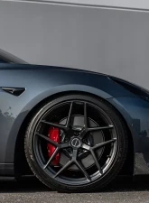 VR Aero Gloss Carbon Fiber Front Lip Spoiler Tesla Model 3                                     - VR-TSLM3-600 - Image 12