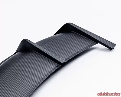 VR Aero Matte Carbon Fiber Rear Diffuser Tesla Model 3 CLEARANCE - VR-TSLM3-610-M
