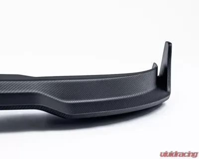 VR Aero Matte Carbon Fiber Front Lip Spoiler Tesla Model 3 2018+ - VR-TSLM3-600-M