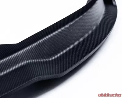 VR Aero Matte Carbon Fiber Front Lip Spoiler Tesla Model 3 2018+ - VR-TSLM3-600-M