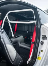 VR Performance Gloss White Harness Bar Roll Bar Bolt-in Porsche 991 Carrera                                     - VR-991-500 - Image 4