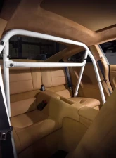 VR Performance Gloss White Harness Bar Roll Bar Bolt-in Porsche 991 Carrera                                     - VR-991-500 - Image 3