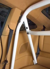 VR Performance Gloss White Harness Bar Roll Bar Bolt-in Porsche 991 Carrera                                     - VR-991-500 - Image 5
