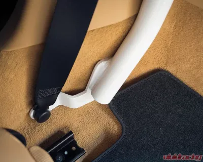 VR Performance Gloss White Harness Bar Roll Bar Bolt-in Porsche 991 Carrera - VR-991-500