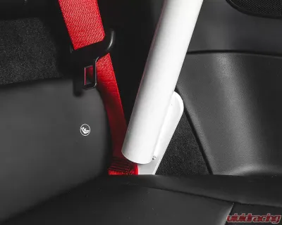 VR Performance Gloss White Harness Bar Roll Bar Bolt-in Porsche 991 Carrera - VR-991-500