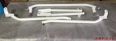 VR Performance Gloss White Harness Bar Roll Bar Bolt-in Porsche 991 Carrera - VR-991-500