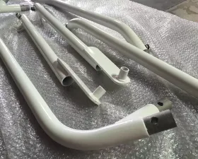 VR Performance Gloss White Harness Bar Roll Bar Bolt-in Porsche 991 Carrera