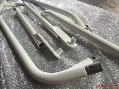 VR Performance Gloss White Harness Bar Roll Bar Bolt-in Porsche 991 Carrera - VR-991-500