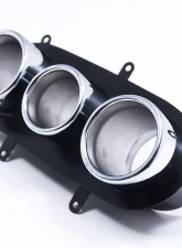 VR Performance Polished Exhaust Triple Tip Ferrari 458 Italia 2010-2015                                     - VR-F458-171T - Image 2