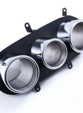 VR Performance Polished Exhaust Triple Tip Ferrari 458 Italia 2010-2015                                     - VR-F458-171T - Image 3