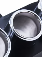 VR Performance Polished Exhaust Triple Tip Ferrari 458 Italia 2010-2015                                     - VR-F458-171T - Image 4