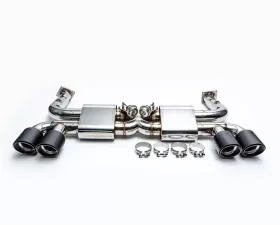 VRP Valvetronic Exhaust System Black Tips Porsche 991.2 Carrera 3.0T