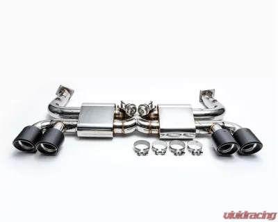 VRP Valvetronic Exhaust System Black Tips Porsche 991.2 Carrera 3.0T - VR-991.2-170B