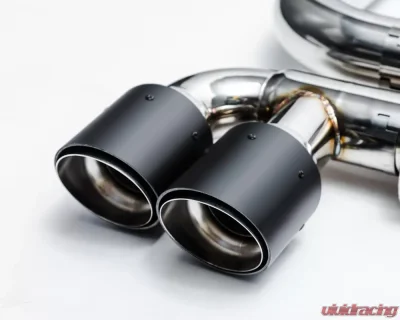 VRP Valvetronic Exhaust System Black Tips Porsche 991.2 Carrera 3.0T - VR-991.2-170B