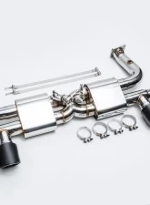 VRP Valvetronic Exhaust System Black Tips Porsche 991.2 Carrera 3.0T                                     - VR-991.2-170B - Image 2