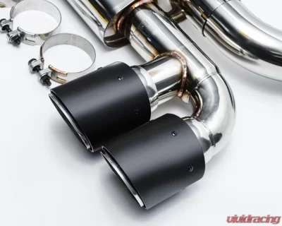 VRP Valvetronic Exhaust System Black Tips Porsche 991.2 Carrera 3.0T - VR-991.2-170B