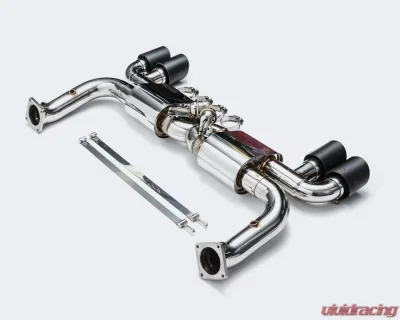 VRP Valvetronic Exhaust System Black Tips Porsche 991.2 Carrera 3.0T - VR-991.2-170B