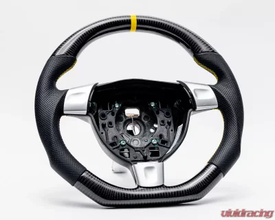 Porsche 987 Boxster Cayman | 997 Carrera Turbo Round Airbag OEM Upgraded Customized Steering Wheel - VR-SW-64