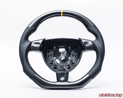 Porsche 987 Boxster Cayman | 997 Carrera Turbo Round Airbag OEM Upgraded Customized Steering Wheel - VR-SW-64