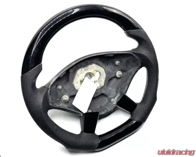 Mercedes Sprinter Van | RV OEM Upgraded Steering Wheel Piano Black Preforated Grips - VR-MERC-SPRT-STRWHL-GPERF