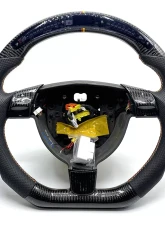 Porsche 987 Boxster Cayman | 997 Carrera Turbo Round Airbag OEM Upgraded Customized Steering Wheel                                     - VR-SW-64 - Image 5