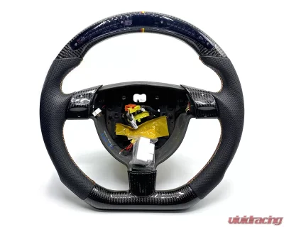 Porsche 987 Boxster Cayman | 997 Carrera Turbo Round Airbag OEM Upgraded Customized Steering Wheel - VR-SW-64