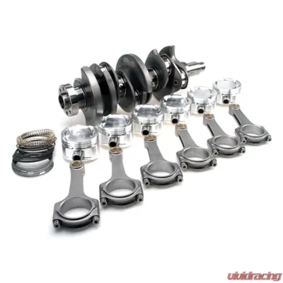 Brian Crower Stroker Kit 84mm Billet Crank ProH625+ Rods 5.984 Inch Pistons Unbalanced Acura C30A/C32A - BC0099