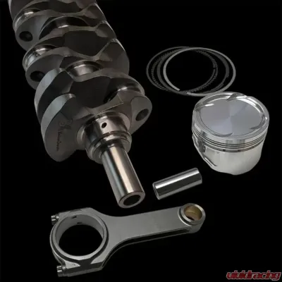 Brian Crower Stroker Kit 91mm Billet LW Crank ProH625+ Rods 5.366 Inch Custom Pistons Nissan SR20 DET - BC0208LW
