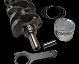 Brian Crower Stroker Kit 91mm Billet LW Crank ProH2K Rods 5.366 Inch Custom Pistons Nissan SR20 DET