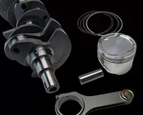 Brian Crower Stroker Kit 86.4mm Billet Crank ProH2K Rods 5.974 Inch Pistons Unbalanced Nissan VQ35HR