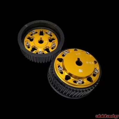 Brian Crower Adjustable Cam Gears ARP Fastener Bolts Pair Gold  Subaru WRX EJ205 | STI EJ257 - BC8860-EX