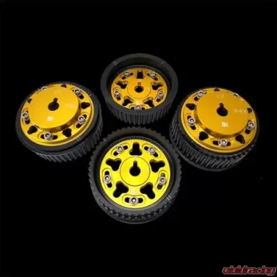 Brian Crower Adjustable Cam Gears ARP Fastener Bolts 4-Piece Gold Subaru WRX EJ205 | STi EJ257 - BC8860