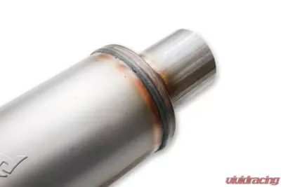 Flowmonster 409SS Round Case Muffler Universal Fit - 10416-FM