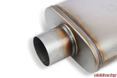 Flowmonster 409SS Oval Case Muffler Universal Fit - 11219-FM