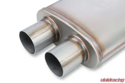 Flowmonster 409SS Oval Case Muffler Universal Fit - 11386-FM