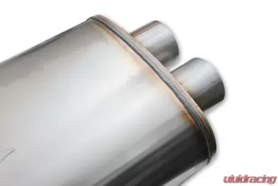 Flowmonster 409SS Oval Case Muffler Universal Fit - 12599-FM