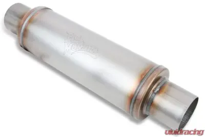 Flowmonster 409SS Round Case Muffler Universal Fit - 12867-FM