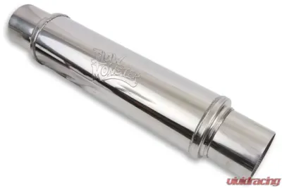 Flowmonster 409SS Round Case Muffler Universal Fit - 14419-FM