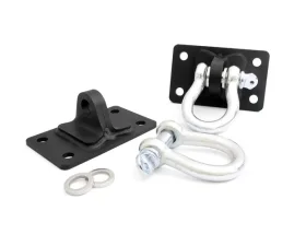 Rough Country D-Rings and Mounts Pair Jeep Wrangler 2007-2018