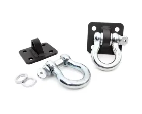 Rough Country D-Rings and Mounts Pair Jeep Cherokee | Wrangler 1984-2006