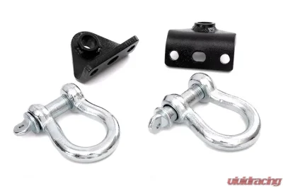 Rough Country D-Rings and Mounts Pair Jeep Wrangler - 1169